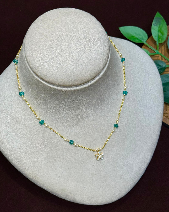 92.5 Silver Beads Mala 106268
