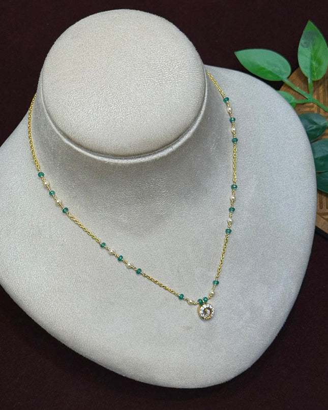 92.5 Silver Beads Mala 106268