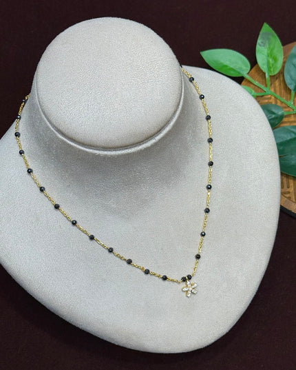 92.5 Silver Black Beads 106268