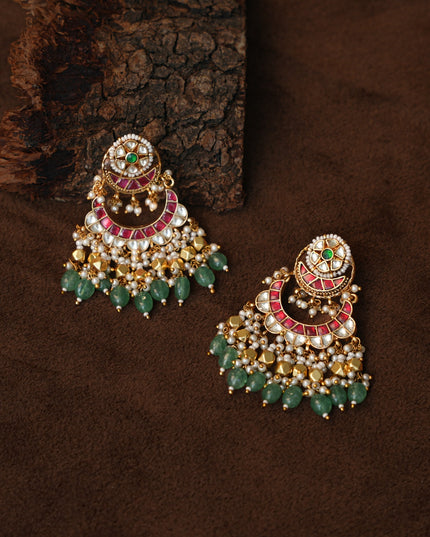 Kundan Earrings 113429