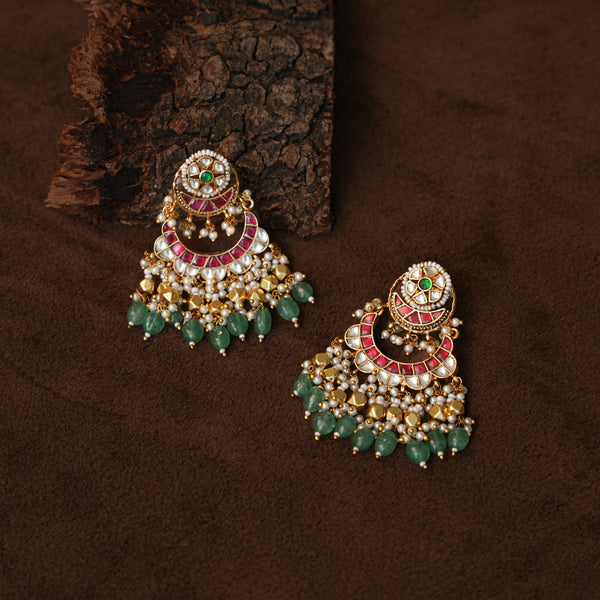 Kundan Earrings 113429