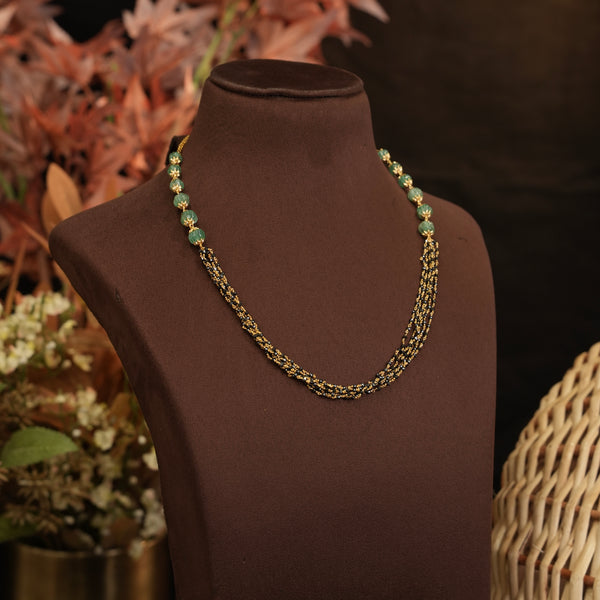 92.5 Silver Black Beads 110966