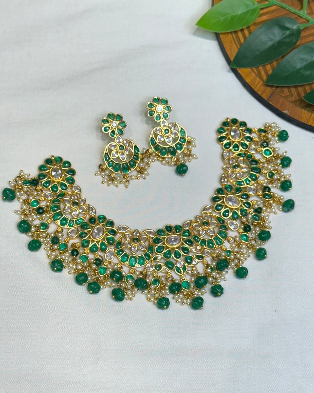 Kundan Neck Set 100249