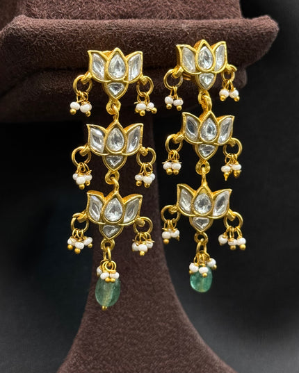 Kundan Earrings 104372