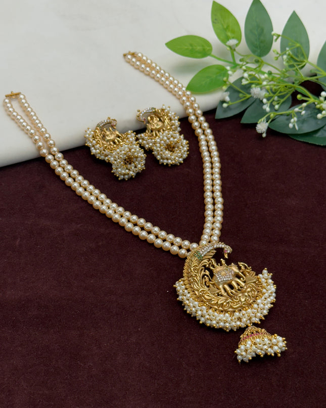 Pearls Neck Set 104615