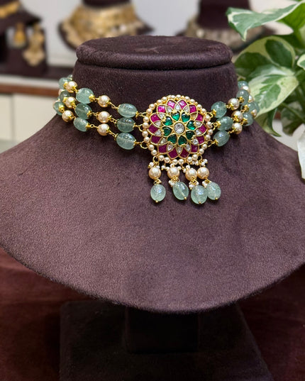 Kundan Neck Set 104765