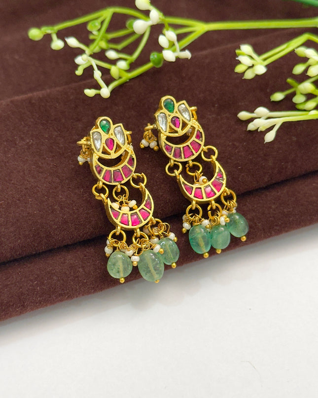Kundan Earrings 104776