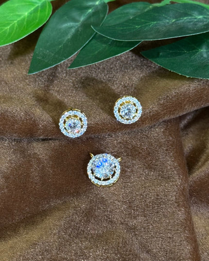 92.5 Silver Pendant Set 105527