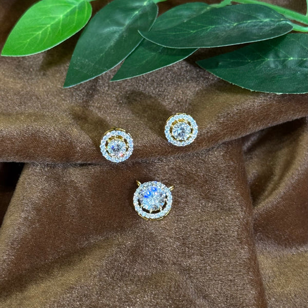 92.5 Silver Pendant Set 105527