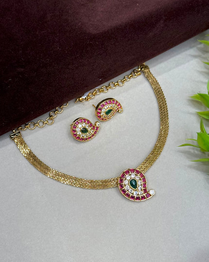Nanu Patti Neck Set 105682