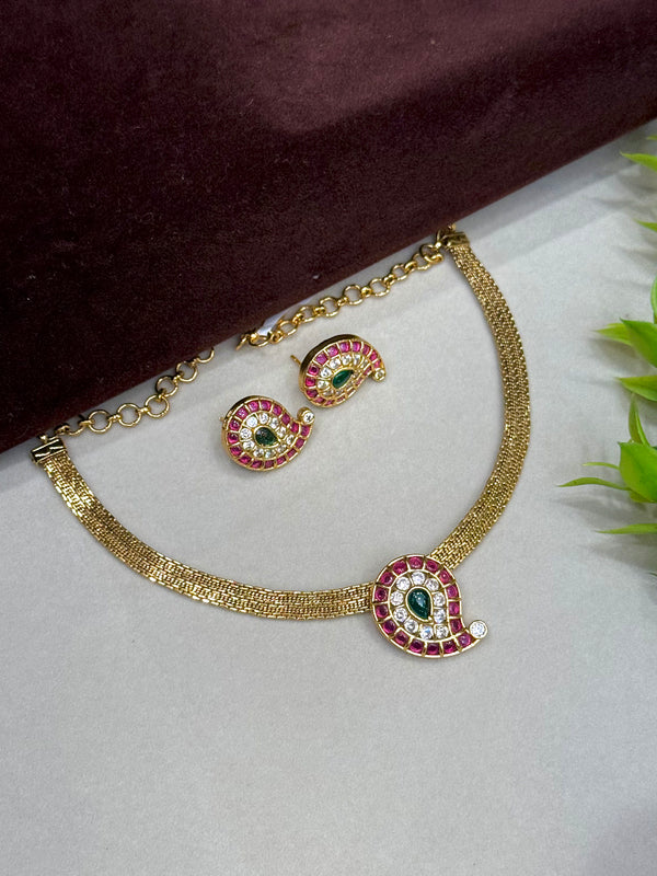 Nanu Patti Neck Set 105682