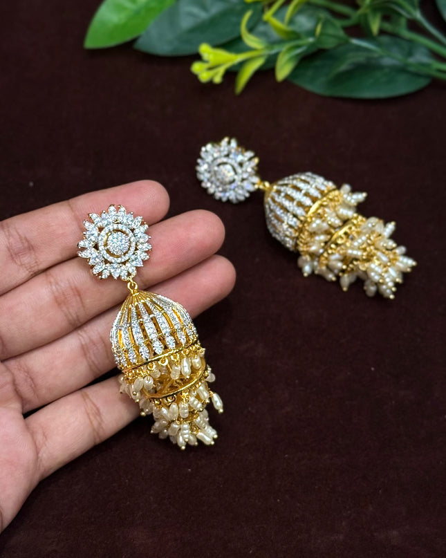 CZ Earrings 105752