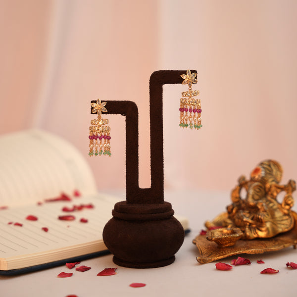 Polki Ear Rings  106238