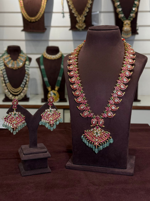 2 in 1 Kundan Neck Set 110160