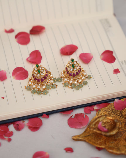 Kundan Ear Rings 106454