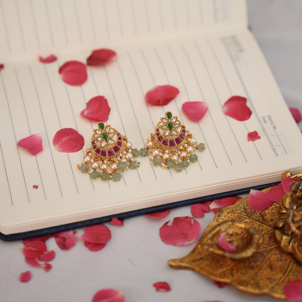 Kundan Ear Rings 106454