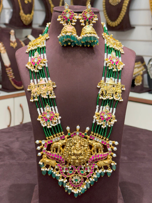 Kundan Beads Neck Set 106494