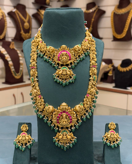 Kundan Neck Set 106619(L) code106620(S)