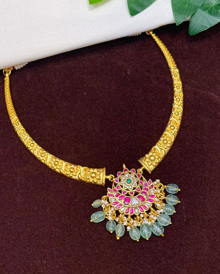 Kundan Neck Set 106753