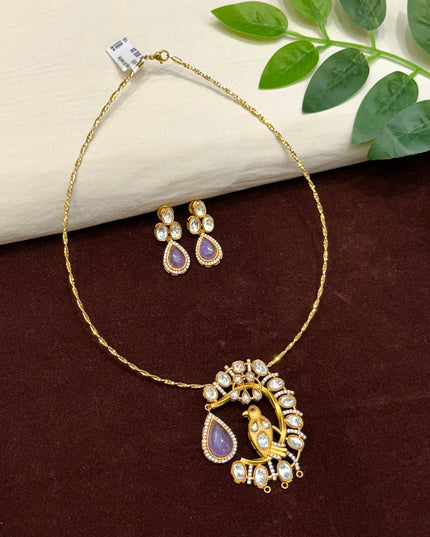 Moissanite Neck Set 106829