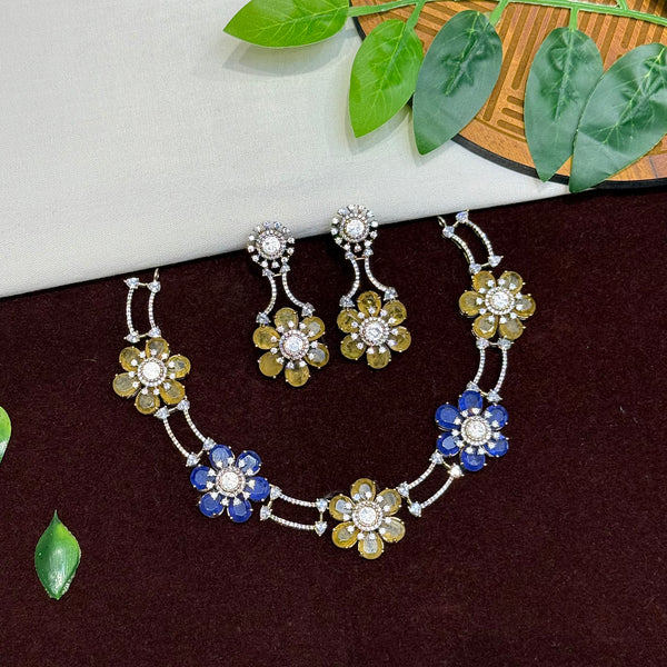 gold and blue