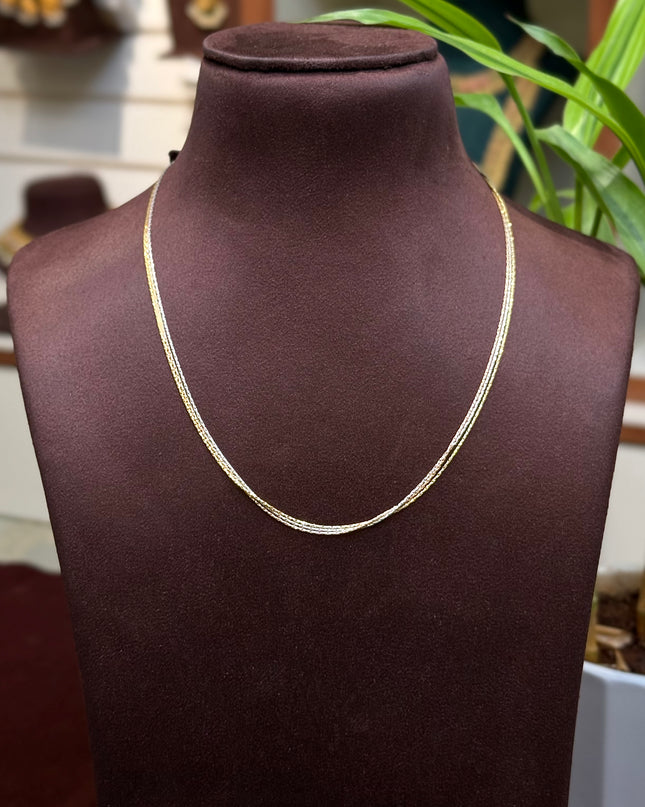 92.5 Silver Italian chain 3 Lines 106998
