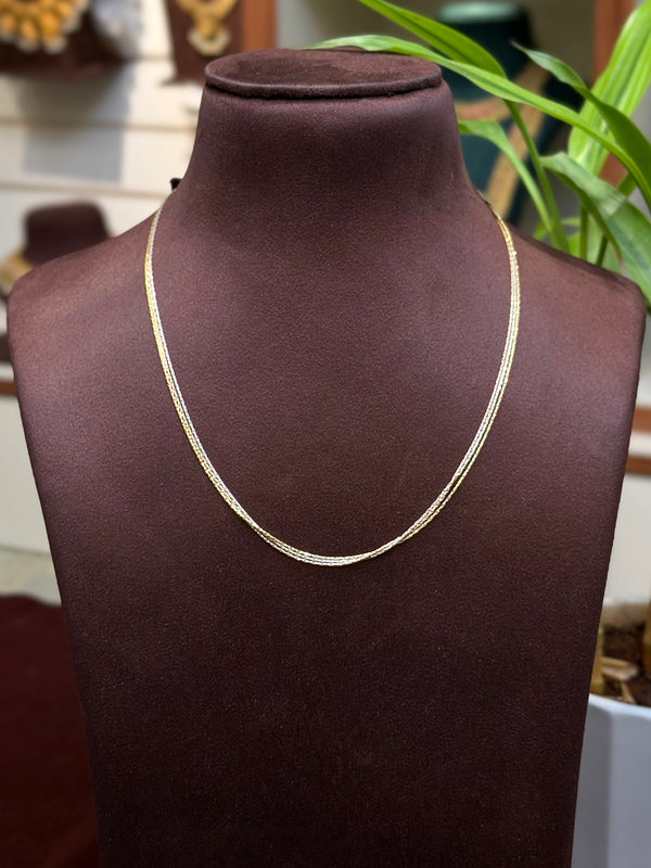 92.5 Silver Italian chain 3 Lines 109174