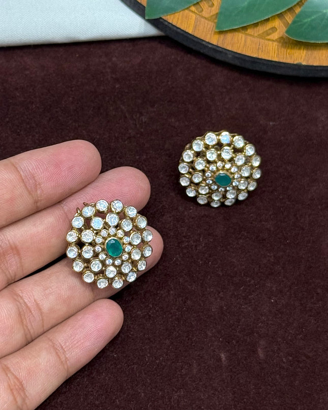 92.5 Silver Earrings 107034