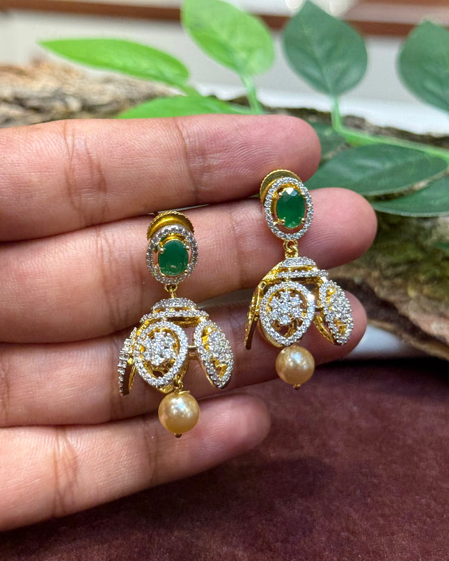 CZ Earrings 107094