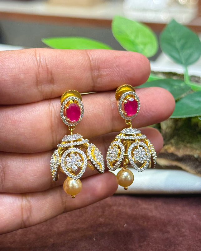 CZ Earrings 107094