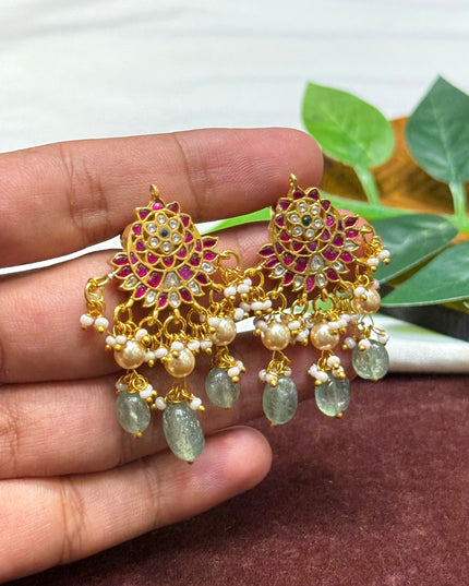 Kundan Earrings 107106