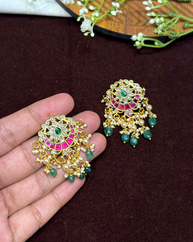 Kundan Earrings 107236