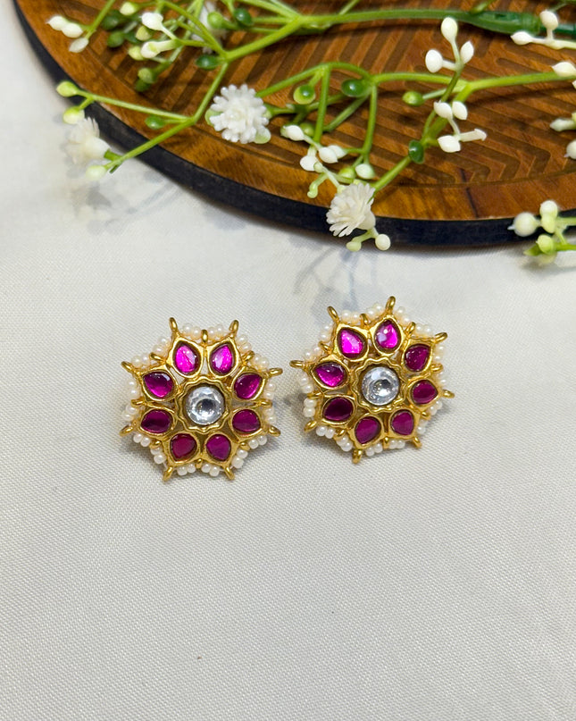 Kundan Earrings 107237
