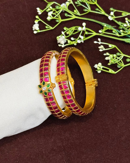 Kundan Bangles 107246
