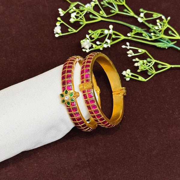 Kundan Bangles 107246