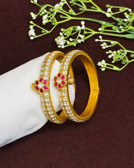 Kundan Bangles 107246