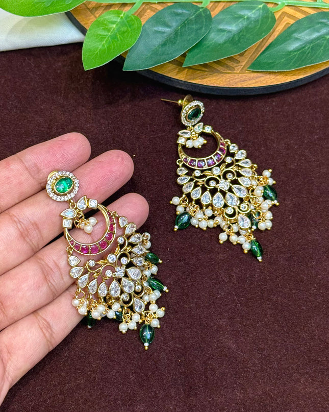 Kundan Earrings 107266
