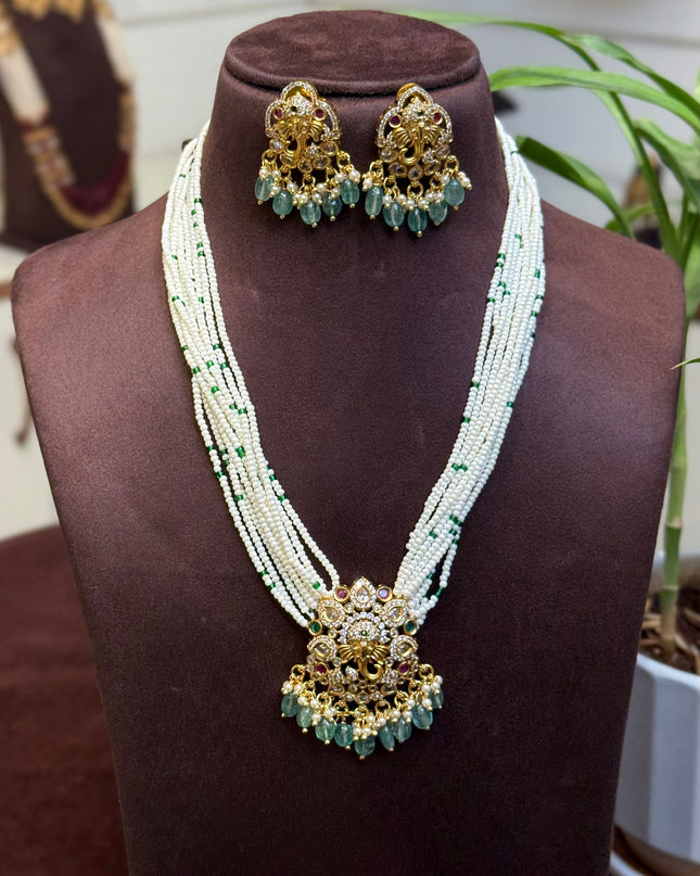 Pearls Neck Set 107323