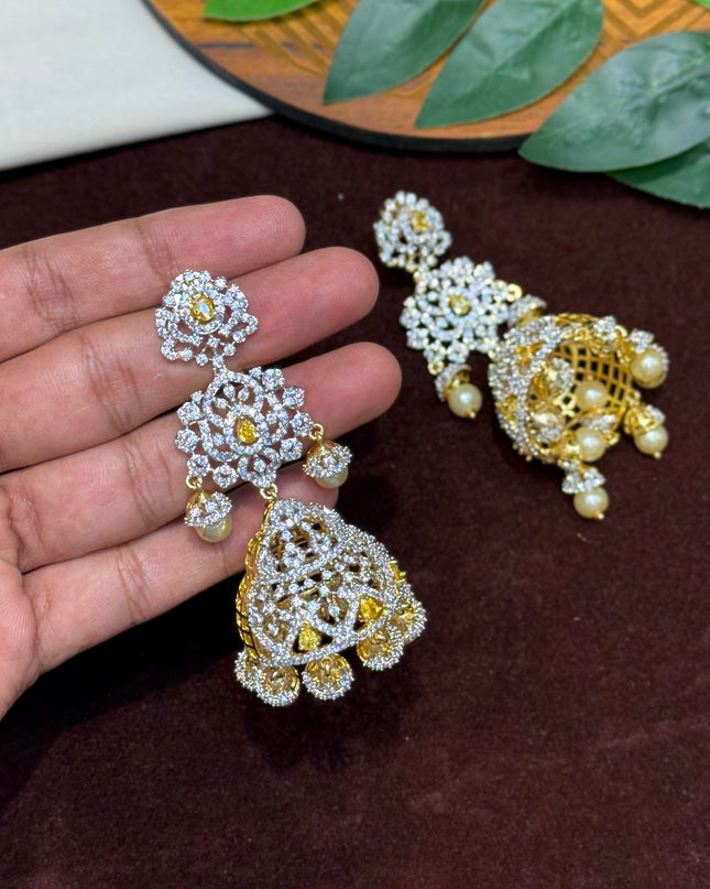 CZ Earrings 107384