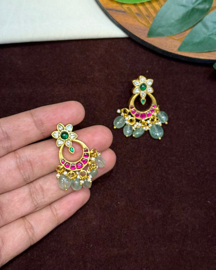 Kundan Earrings 107402