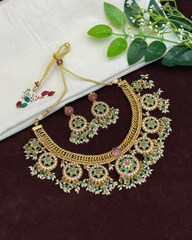 Kundan Neck Set 107422