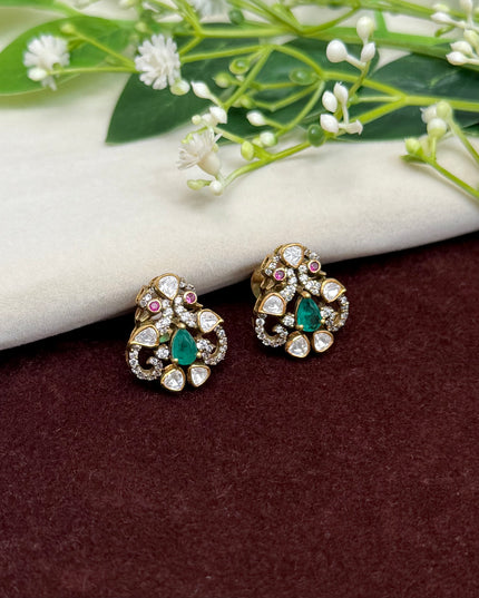 92.5 Silver Earrings 107494