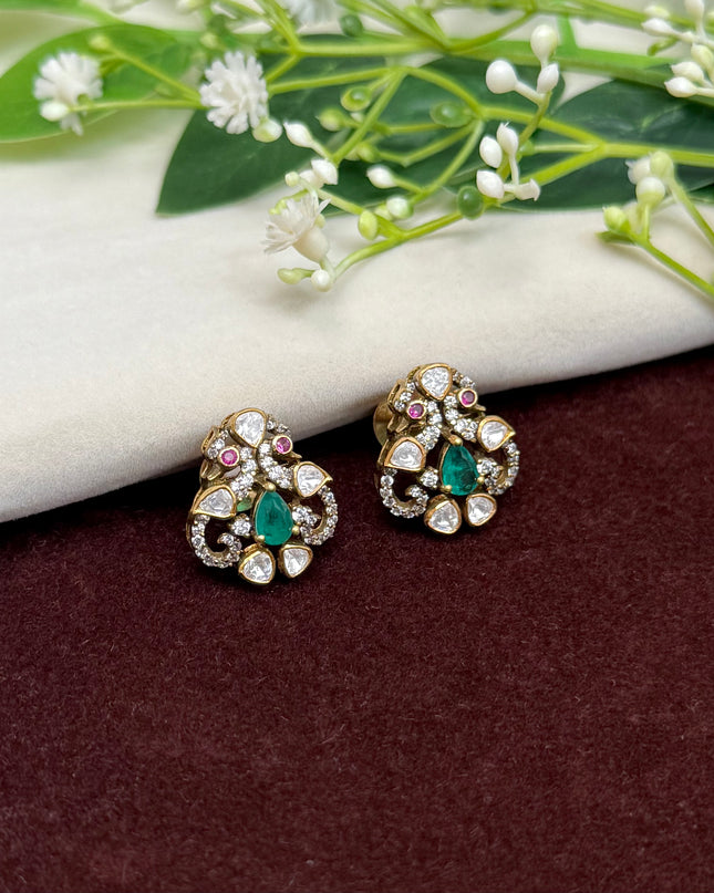 92.5 Silver Earrings 107494