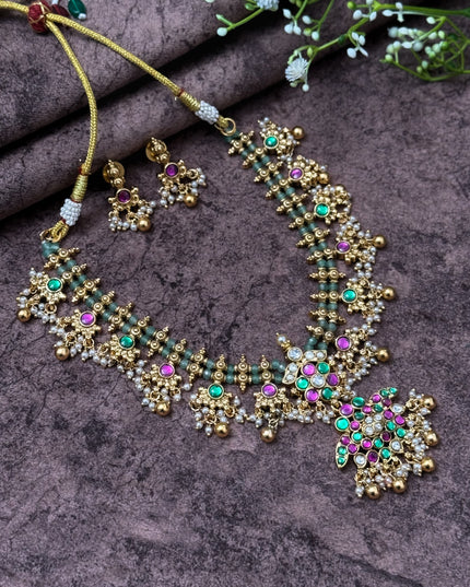 Kundan Neck Set 107523