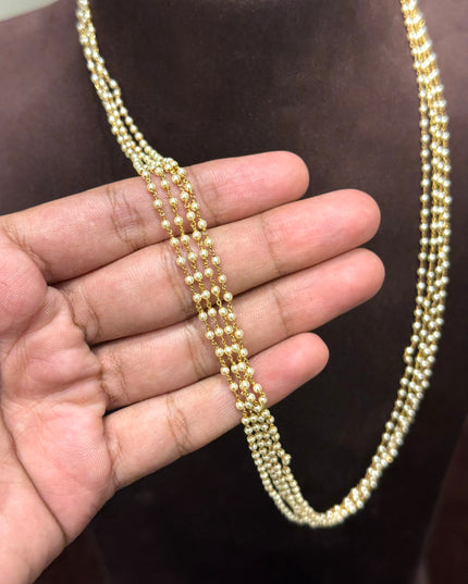 92.5 Silver Pearls Chain 107531