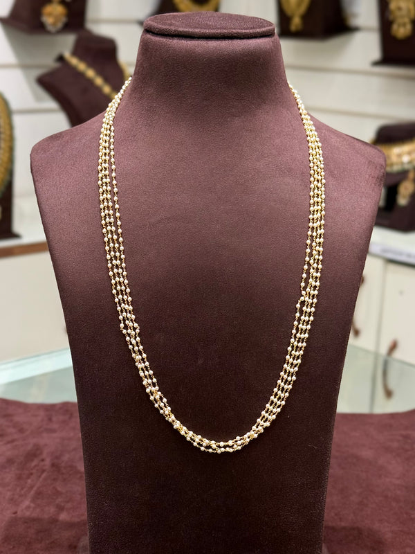 92.5 Silver Pearls Chain 107531