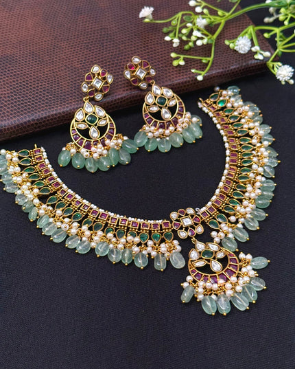 Kundan Neck Set 107561