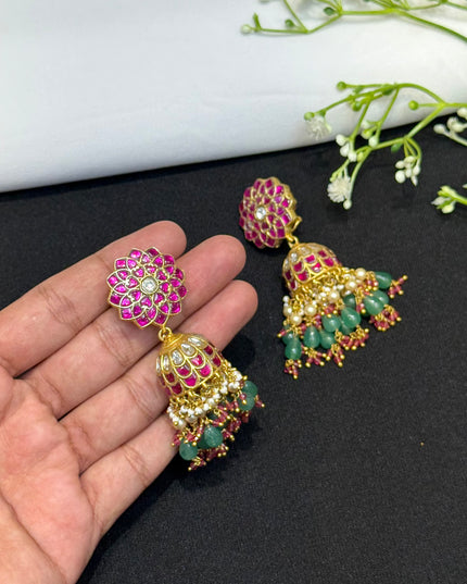 Kundan Earrings 107664