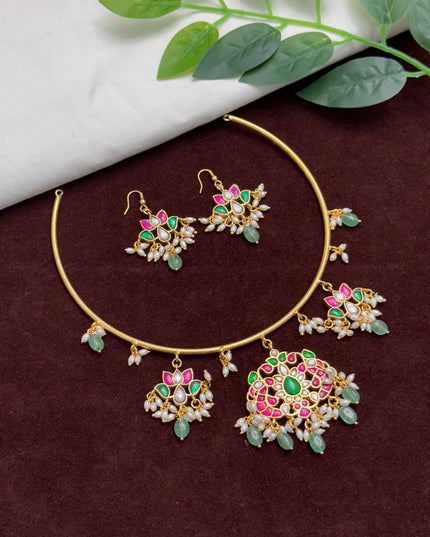 Kundan Kanti Neck Set 107745