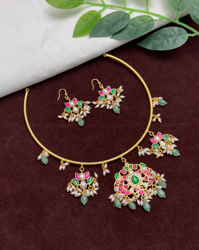 Kundan Kanti Neck Set 107745